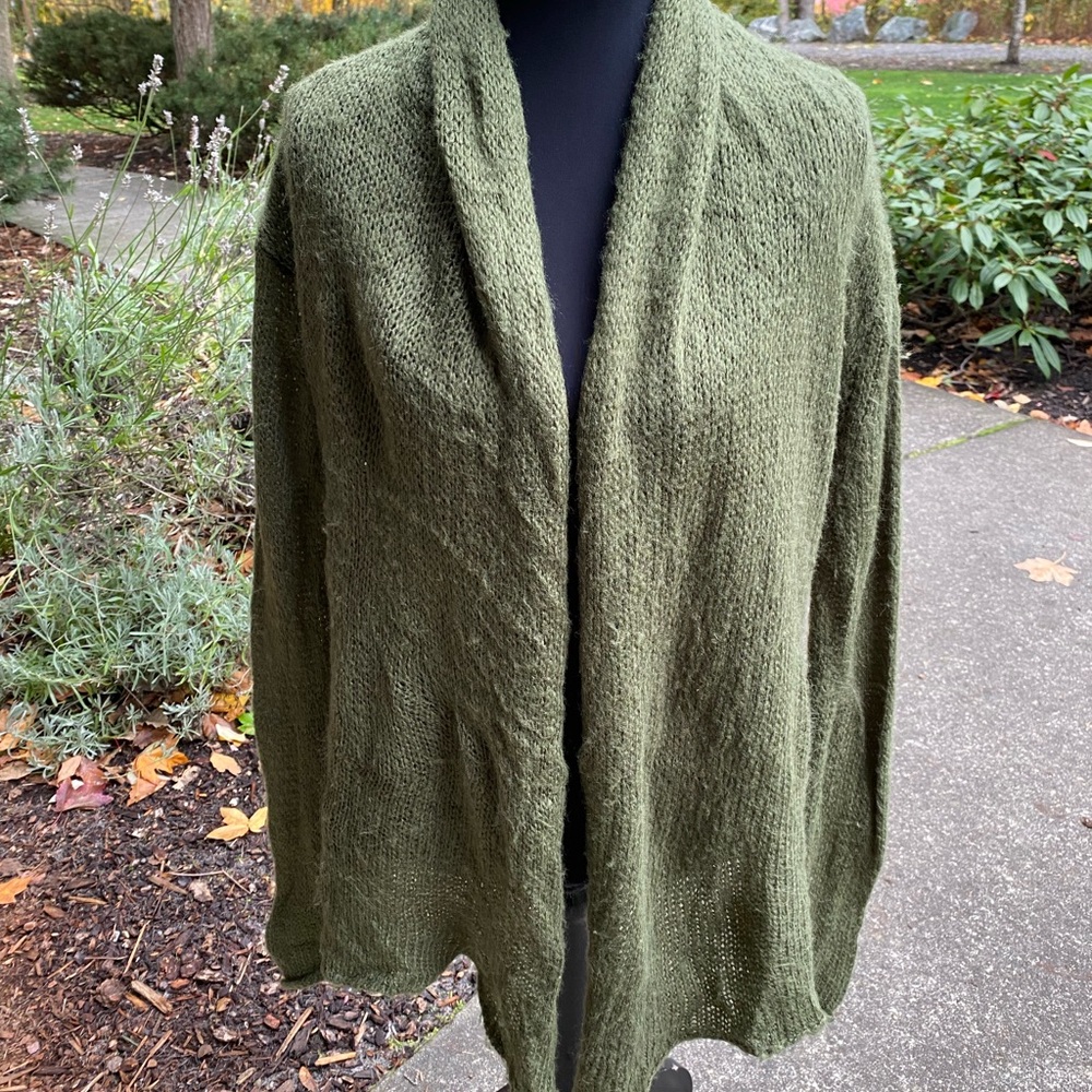 Wooden Ships Forest Green Cardigan